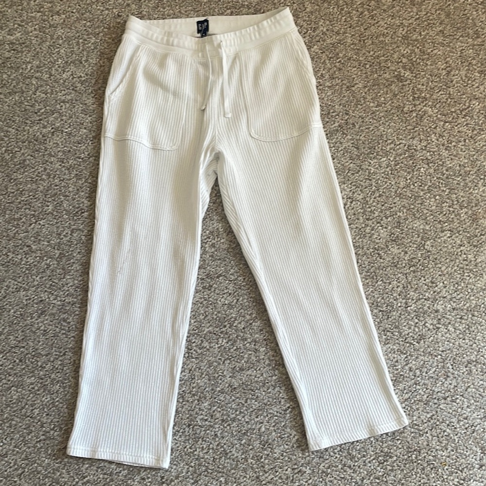 Waffle knit gap sweatpants
